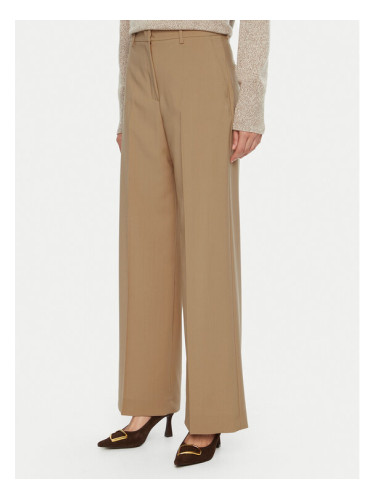 Weekend Max Mara Панталони тип палацо Visivo 2515131041 Бежов Wide Leg