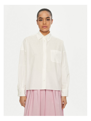 Weekend Max Mara Риза Aureo 2515111071 Бял Oversize