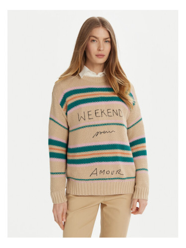 Weekend Max Mara Пуловер Angus 2515361211 Бежов Regular Fit