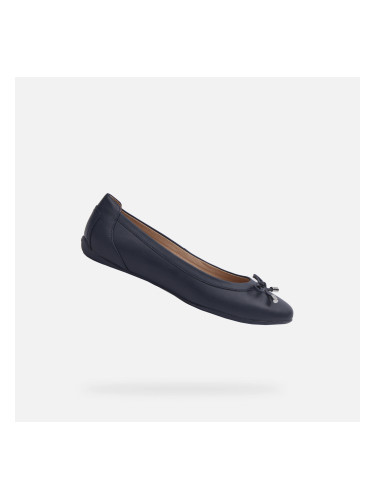 Dark blue women's ballet flats Geox Charlene - Women's