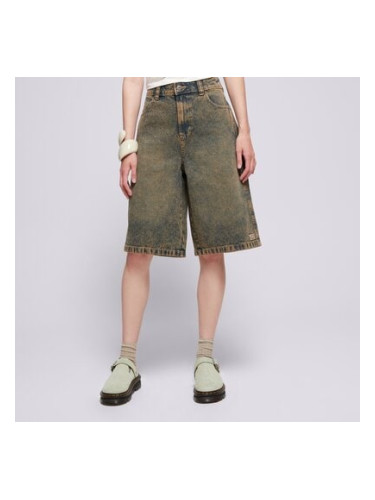 Dickies Шорти Carpenter Denim Jort W дамски Дрехи Къси панталони DK0A4Z85K581 Сив