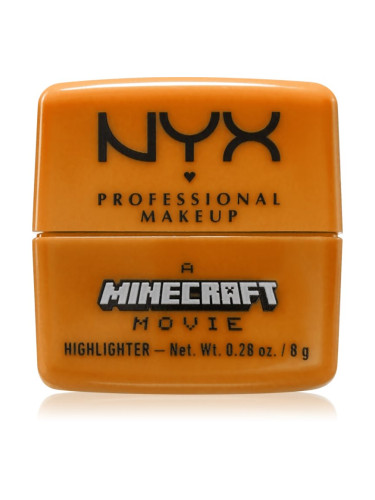 NYX Professional Makeup A Minecraft Movie озарител цвят Going Gold 8 гр.