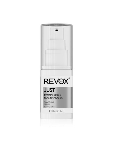Revox B77 JUST Retinol 0.3% + Niacinamide 5% хидратираща изглаждаща емулсия против стареене на кожата 30 мл.