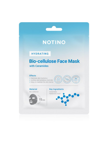 Notino Hydrating Bio-Cellulose Face Mask with Ceramides хидратираща платнена маска 25 гр.