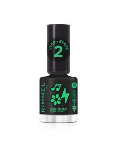 Rimmel SuperGel лак за нокти цвят 001 Top Coat 12 мл.
