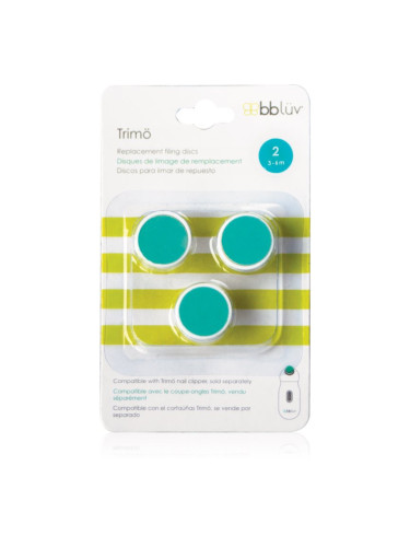 BBLÜV Trimö резервни приставки детска пила за нокти 3-6m 3 бр.