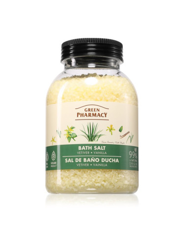 Green Pharmacy Vetiver & Vanilla Bath Salt сол за релаксираща вана 1000 гр.