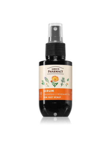 Green Pharmacy Calendula & Rosemary Serum серум за мазна коса 100 мл.