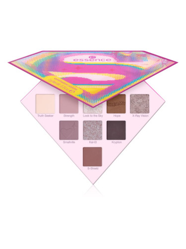 essence Superman палитра сенки за очи цвят 01 Find your power 7 гр.