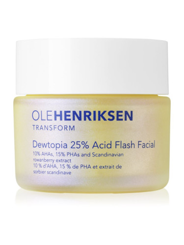 OLEHENRIKSEN Transform Dewtopia 25% Acid Flash Facial ексфолираща маска 50 мл.