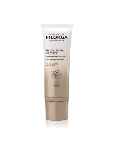 FILORGA UV CELLULAR-PROTECT FACE & BODY слънцезащитен крем за лице и тяло SPF 50+ 125 мл.