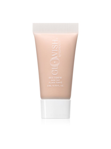 Huda Beauty MultiDew Skin Tint озаряващ тониращ крем с хидратиращ ефект цвят 03 LIGHT 5 мл.