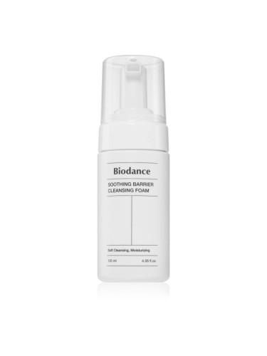 Biodance Soothing Barrier Cleansing Foam почистваща пяна за лице с успокояващ ефект 120 мл.