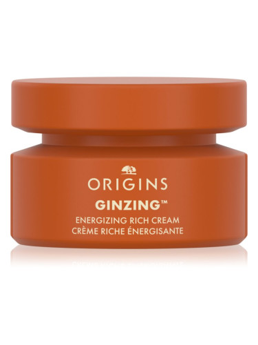 Origins GinZing™ Energizing Rich Cream ревитализиращ хидратиращ крем за суха кожа 30 мл.