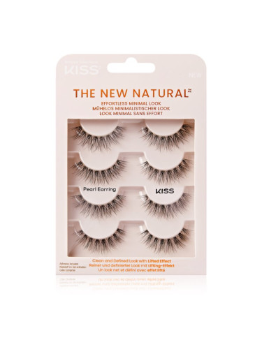 KISS The New Natural Effortless Minimal Look изкуствени мигли Pearl Earring 8 бр.