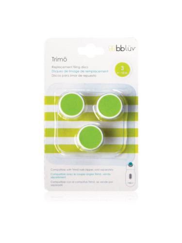 BBLÜV Trimö резервни приставки детска пила за нокти 6-12m 3 бр.