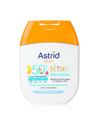 Astrid Sun детско мляко за тен SPF 50+ 60 мл.