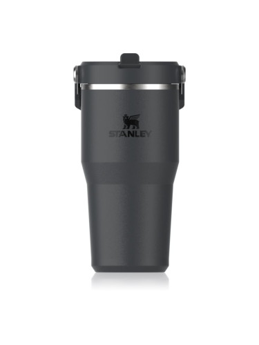 Stanley IceFlow™ Flip Straw Tumbler неръждаема бутилка за вода Black 2.0 600 мл.