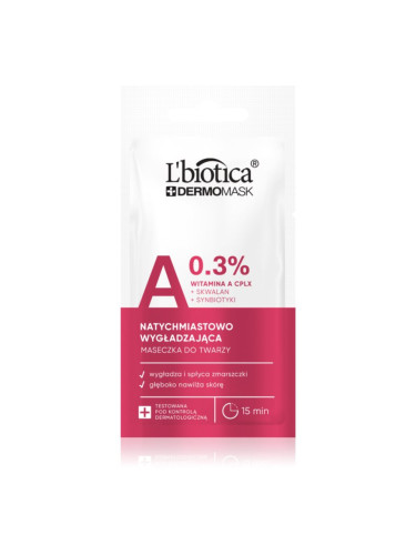 L’biotica DermoMask A 0,3% изглаждаща маска за лице 8 мл.