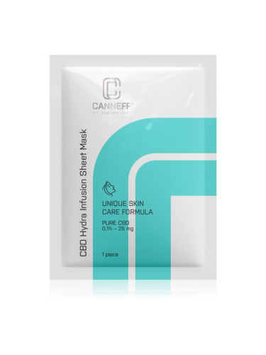 Canneff Balance CBD Hydra Infusion Sheet Mask хидратираща платнена маска 1 бр.