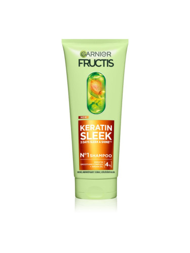 Garnier Fructis Keratin Sleek шампоан за суха и крехка коса 200 мл.