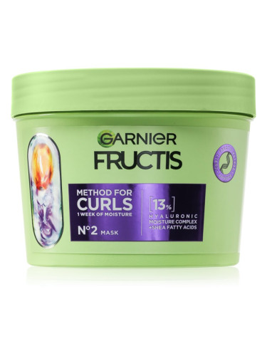 Garnier Fructis Curls Method хидратираща маска за коса за чуплива и къдрава коса 370 мл.