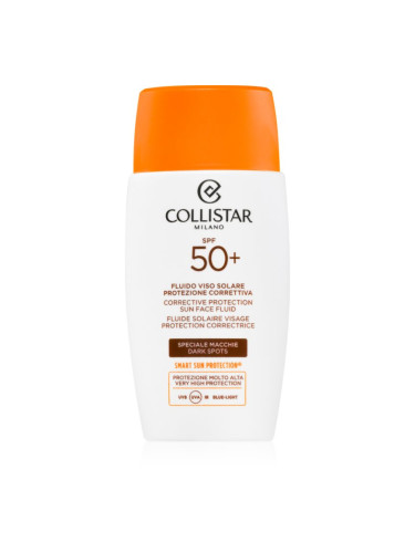 Collistar CORRECTIVE PROTECTION SUN FACE FLUID SPF50+ слънцезащитен флуид за лице SPF 50+ 50 мл.