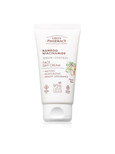 Green Pharmacy Bamboo & Niacinamide Day Face Cream дневен крем за лице 50 мл.
