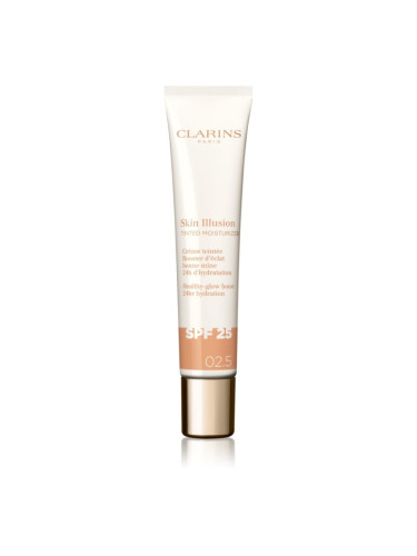 Clarins Skin Illusion Tinted Moisturizer тониращ крем SPF 25 цвят 02 40 мл.