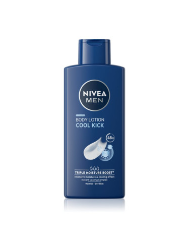 NIVEA MEN Cool Kick хидратиращо мляко за тяло 400 мл.