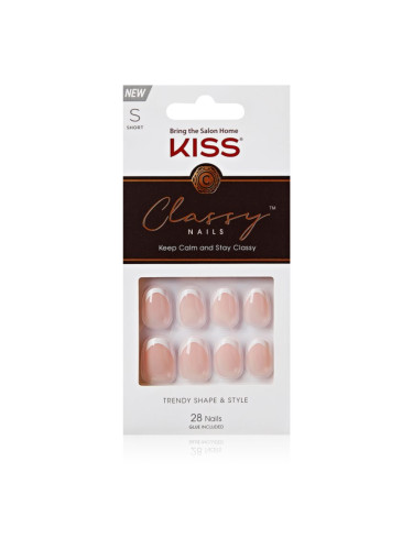 KISS Classy Nails Keep Calm and Stay Classy Изкуствени нокти 28 бр.