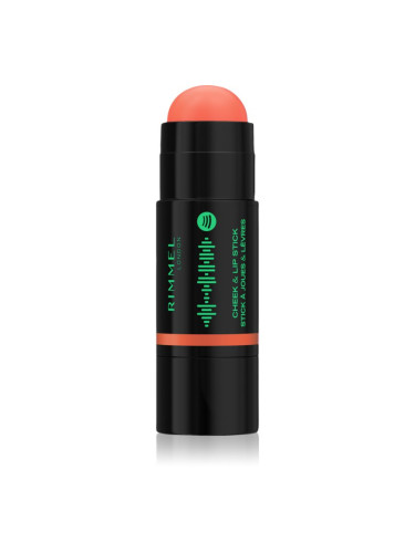 Rimmel Full Volume Cheek & Lip Stick руж в стик цвят 210 Peachy Rythm 6 гр.