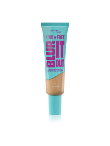 Rimmel Kind & Free Blur It Out лек хидратиращ фон дьо тен цвят 400 Natural Beige 30 мл.