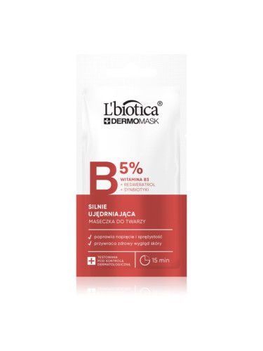 L’biotica DermoMask B 5% стягаща маска за лице 8 мл.