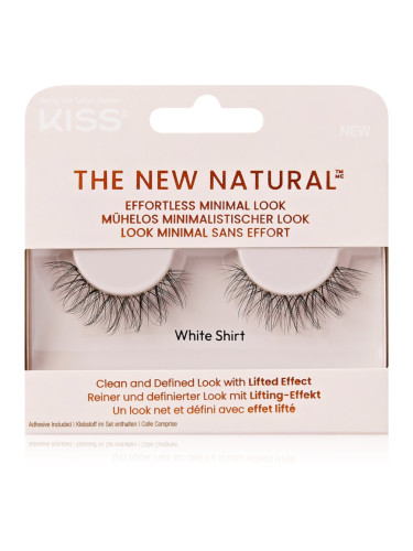 KISS The New Natural Effortless Minimal Look изкуствени мигли White Shirt 2 бр.