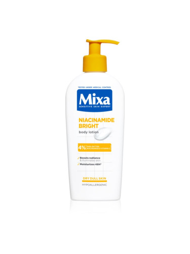 Mixa Niacinamide Bright масло за тяло с масло от шеа 250 мл.