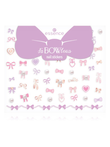 essence FaBOWlous Стикери за нокти 61 бр.