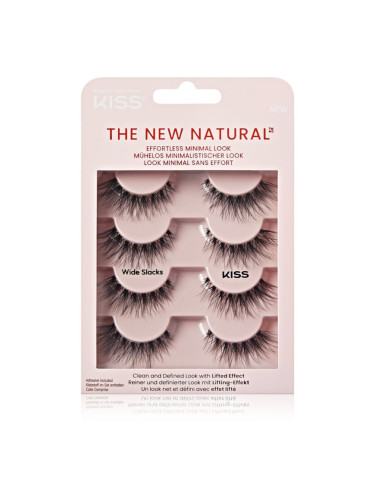 KISS The New Natural Effortless Minimal Look изкуствени мигли Wide Slacks 8 бр.