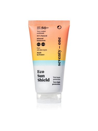 SeventyOne Eco Sun Shield SPF50+ слънцезащитен крем SPF 50+ 50 мл.