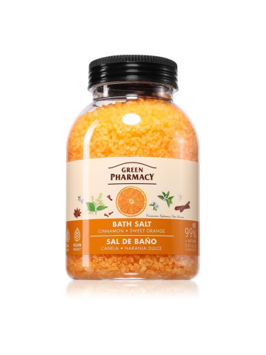 Green Pharmacy Cinnamon & Sweet orange Bath Salt сол за релаксираща вана 1000 гр.
