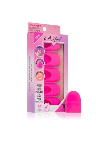 L.A. Girl Cosmetics Soak-Off продукт за премахване на гел лакове 10 бр.