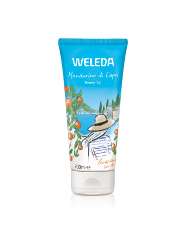 Weleda Mandarino di Capri освежаващ душ гел с хидратиращ ефект Mandarin, Lavender and Rosemary 200 мл.