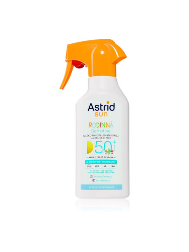 Astrid Sun мляко за загар за всички видове кожа 270 мл.