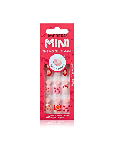KISS imPRESS Mini Изкуствени нокти самозалепващ се 28 бр.