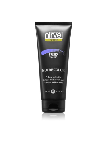 Nirvel Nutre Color подхранваща тонираща маска За коса цвят Zafiro 200 мл.