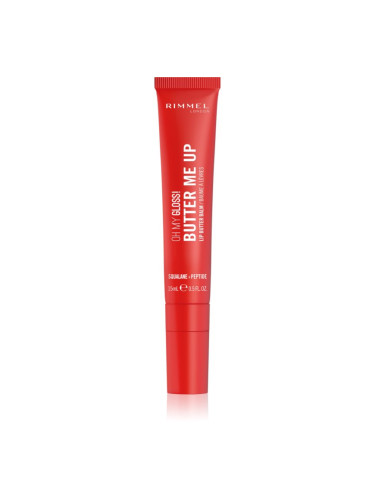 Rimmel Oh My Gloss! Butter Me Up хидратиращ балсам за устни цвят 004 Red Velvet 15 мл.