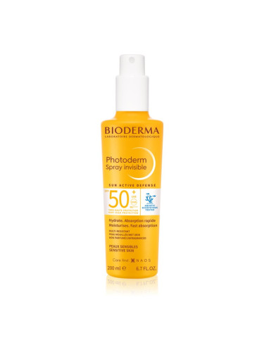 Bioderma Photoderm Invisible Spray SPF50+ слънцезащитен спрей SPF 50+ 200 мл.