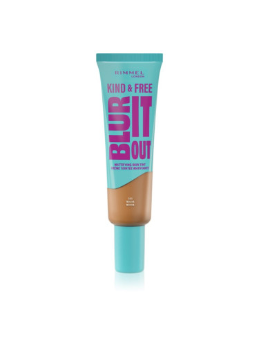 Rimmel Kind & Free Blur It Out лек хидратиращ фон дьо тен SPF 20 цвят 503 Mocha 30 мл.