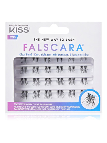 KISS Falscara The New Way to Lash лепящи снопчета мигли без възли 24 бр.