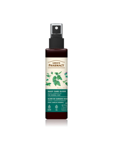 Green Pharmacy Nettle & Burdock oil Elixir серум за нормална коса 150 мл.